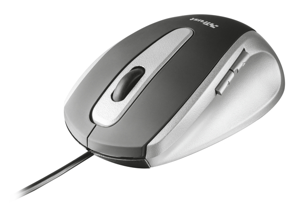 Trust Easyclick - mouse, Black,White