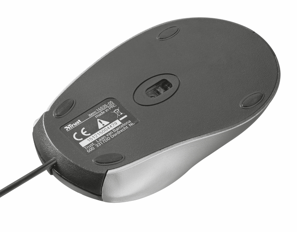 Trust Easyclick - mouse, Black,White