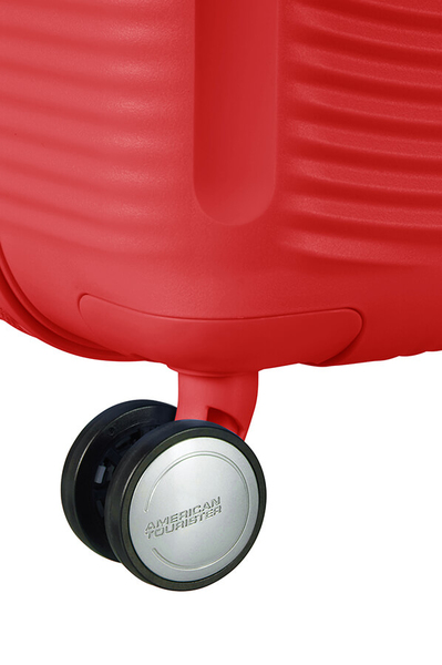 American Tourister Soundbox Sp 55cm Exp. - cabin bag, coral red