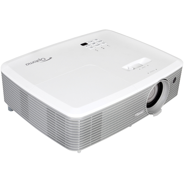Optoma W400+ - DLP-projektori - 3D - 4000 ANSI lumenia - WXGA (1280 x 800) - 16:10 - HD 1080p - LAN