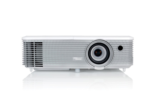 Optoma W400+ - DLP-projektori - 3D - 4000 ANSI lumenia - WXGA (1280 x 800) - 16:10 - HD 1080p - LAN