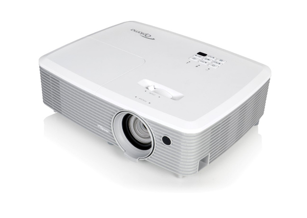 Optoma W400+ - DLP-projektori - 3D - 4000 ANSI lumenia - WXGA (1280 x 800) - 16:10 - HD 1080p - LAN