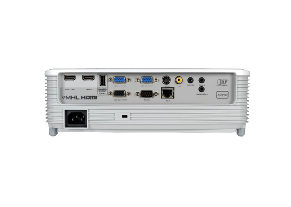 Optoma W400+ - DLP-projektori - 3D - 4000 ANSI lumenia - WXGA (1280 x 800) - 16:10 - HD 1080p - LAN