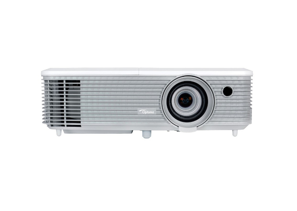 Optoma W400+ - DLP-projektori - 3D - 4000 ANSI lumenia - WXGA (1280 x 800) - 16:10 - HD 1080p - LAN
