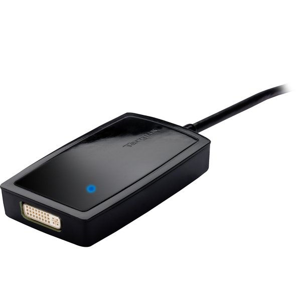 Targus USB 3.0 SuperSpeed Multi Monitor Adapter - Ulkoinen videoadapteri - USB 3.0 - DVI - musta