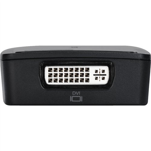 Targus USB 3.0 SuperSpeed Multi Monitor Adapter - Ulkoinen videoadapteri - USB 3.0 - DVI - musta