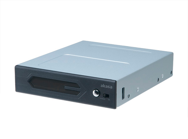 Akasa Vegas RGB Kontrollpanel, 3,5"-plats, RGB, 4 kanaler, LED Display