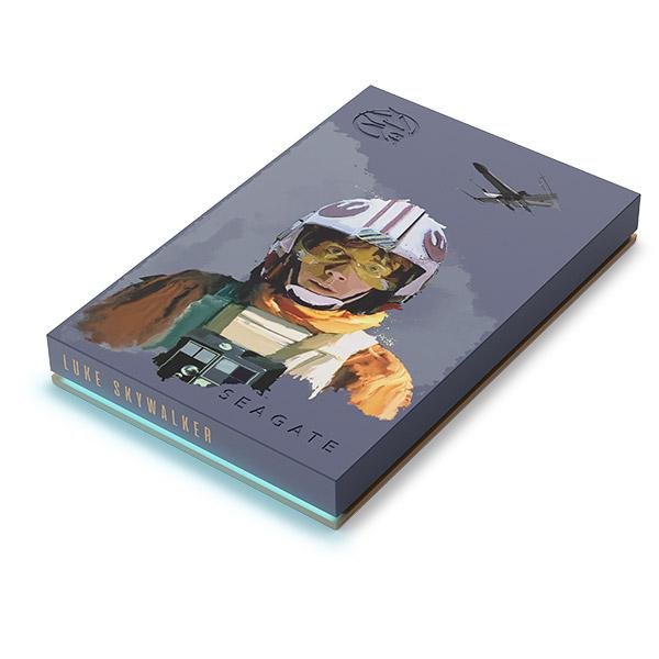 Seagate Luke Skywalker&trade; Special Edition FireCuda  2 TB - External HDD, Black