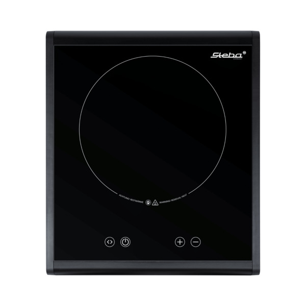 Steba HK 25 Glaskeramisk kokplatta, 2000 Watt, Svart