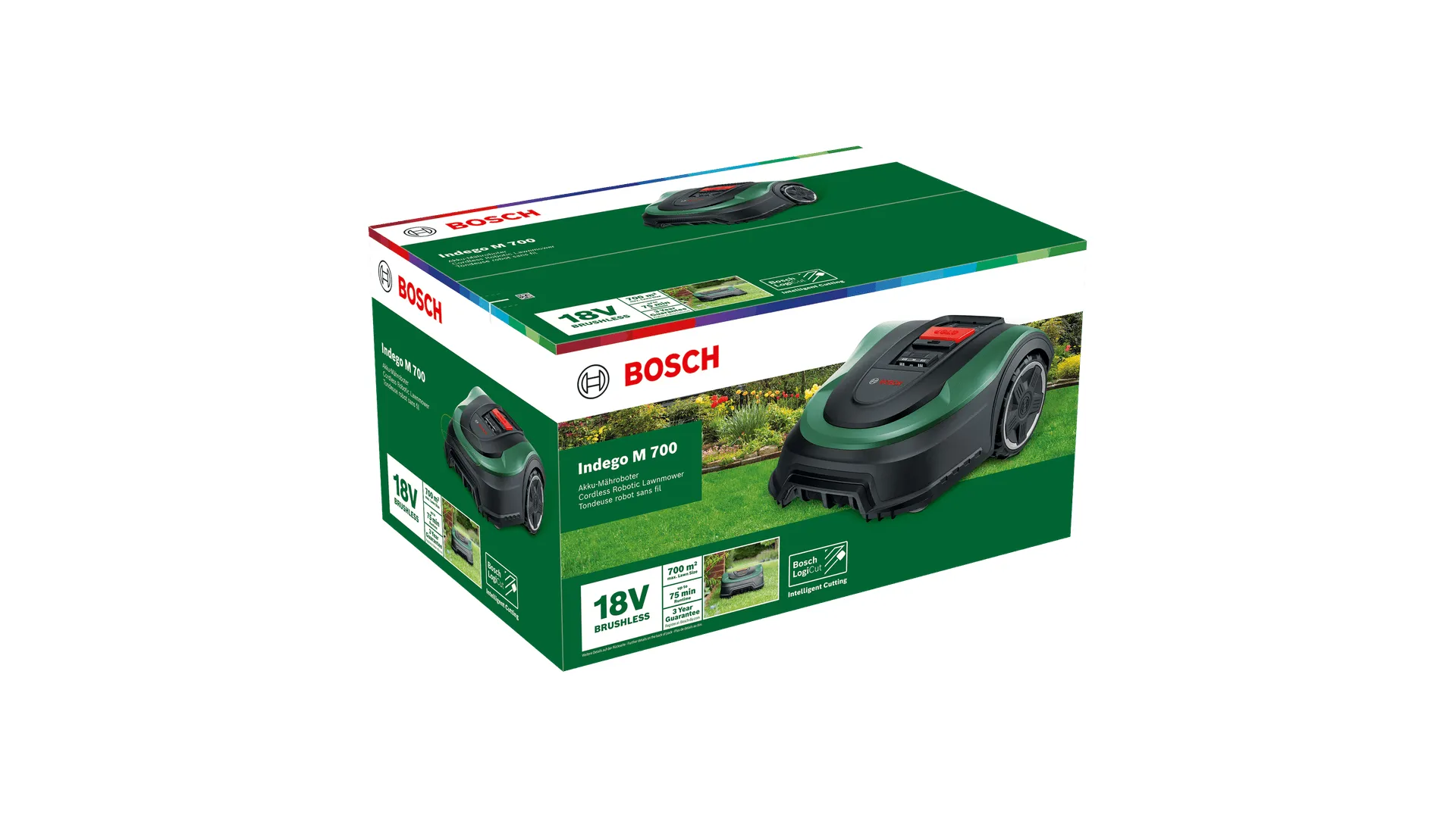 Bosch Indego M 700, Smart, 700 m&sup2; -robottiruohonleikkuri