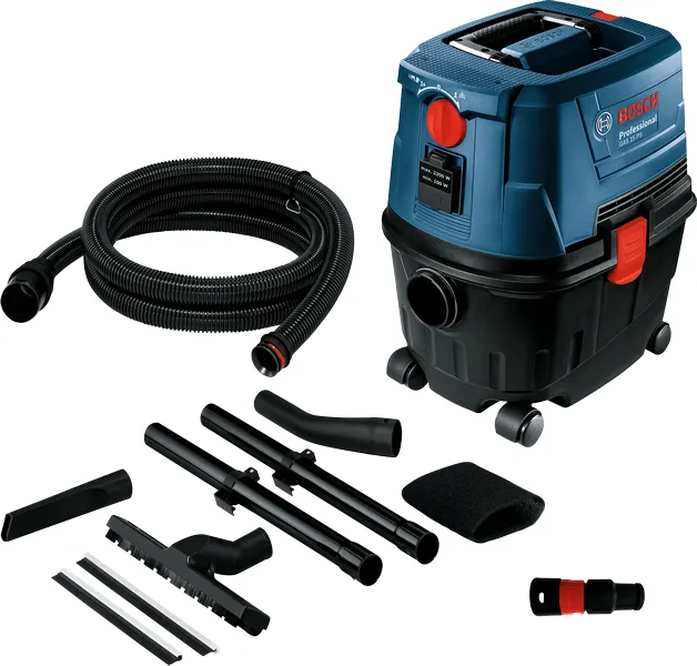 Bosch Professional GAS 15 PS 15 L 1100 W -m&auml;rk&auml;-kuivaimuri, musta, sininen