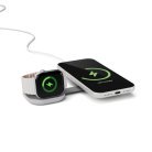 Epico UltraBase Qi2 25W 2in1 Fold Metal Mag+ Wireless Charger EF35 | Silver | Protective  &  Travel Pouch Included