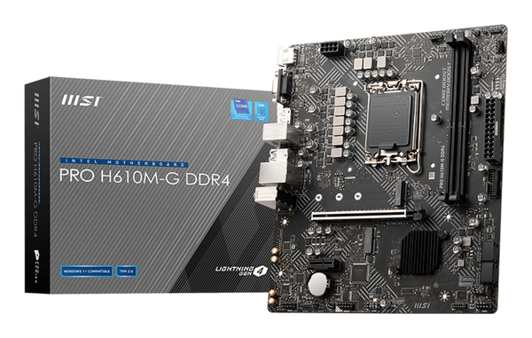 MSI PRO H610M-G DDR4 mATX - motherboard