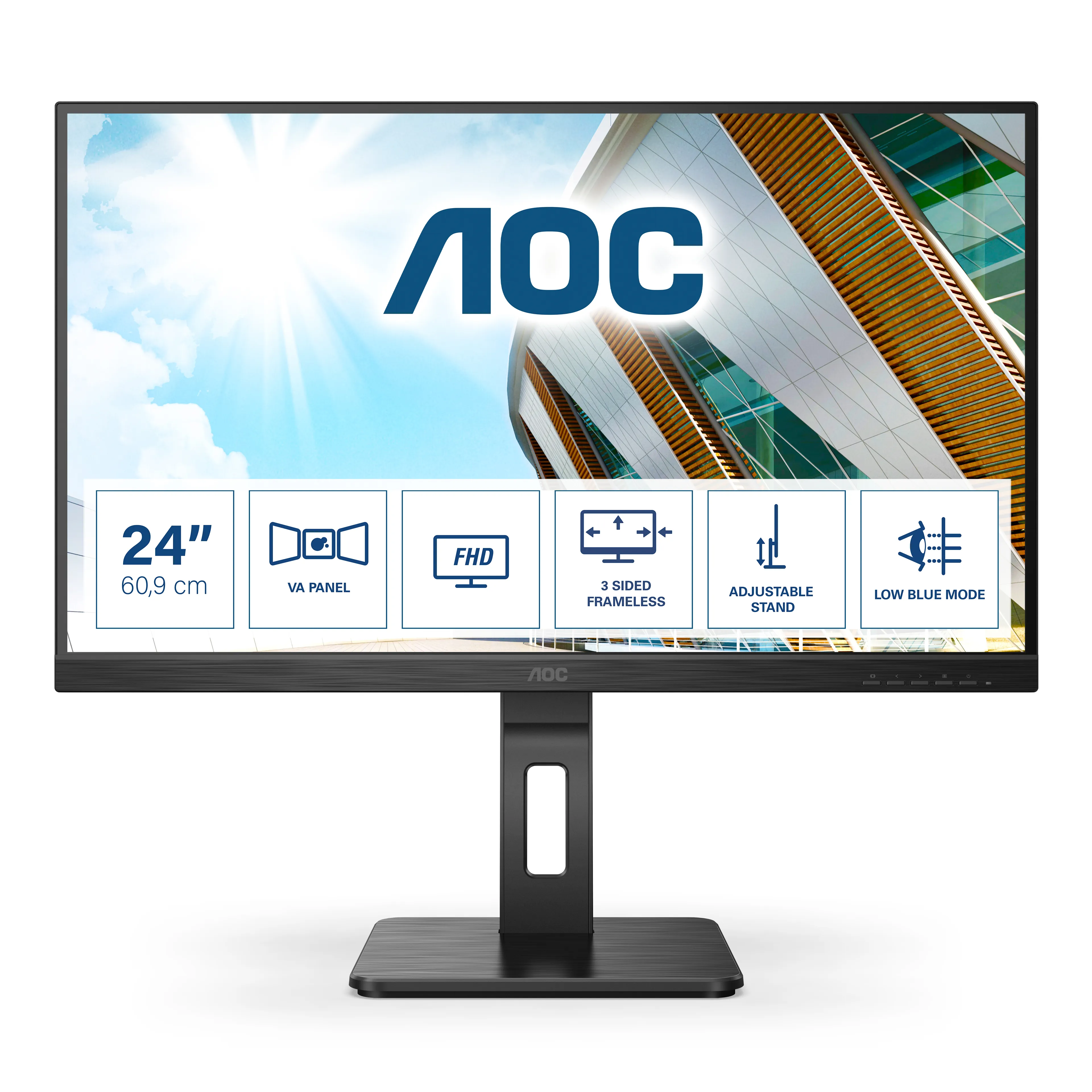 AOC 24P2QM 24" Full HD, VA - monitor