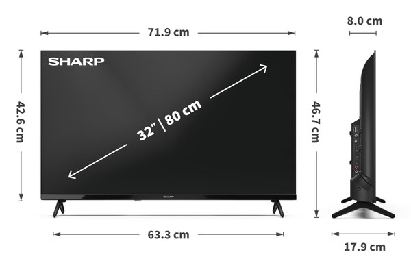 Sharp 32HA1205E 32" HD TV