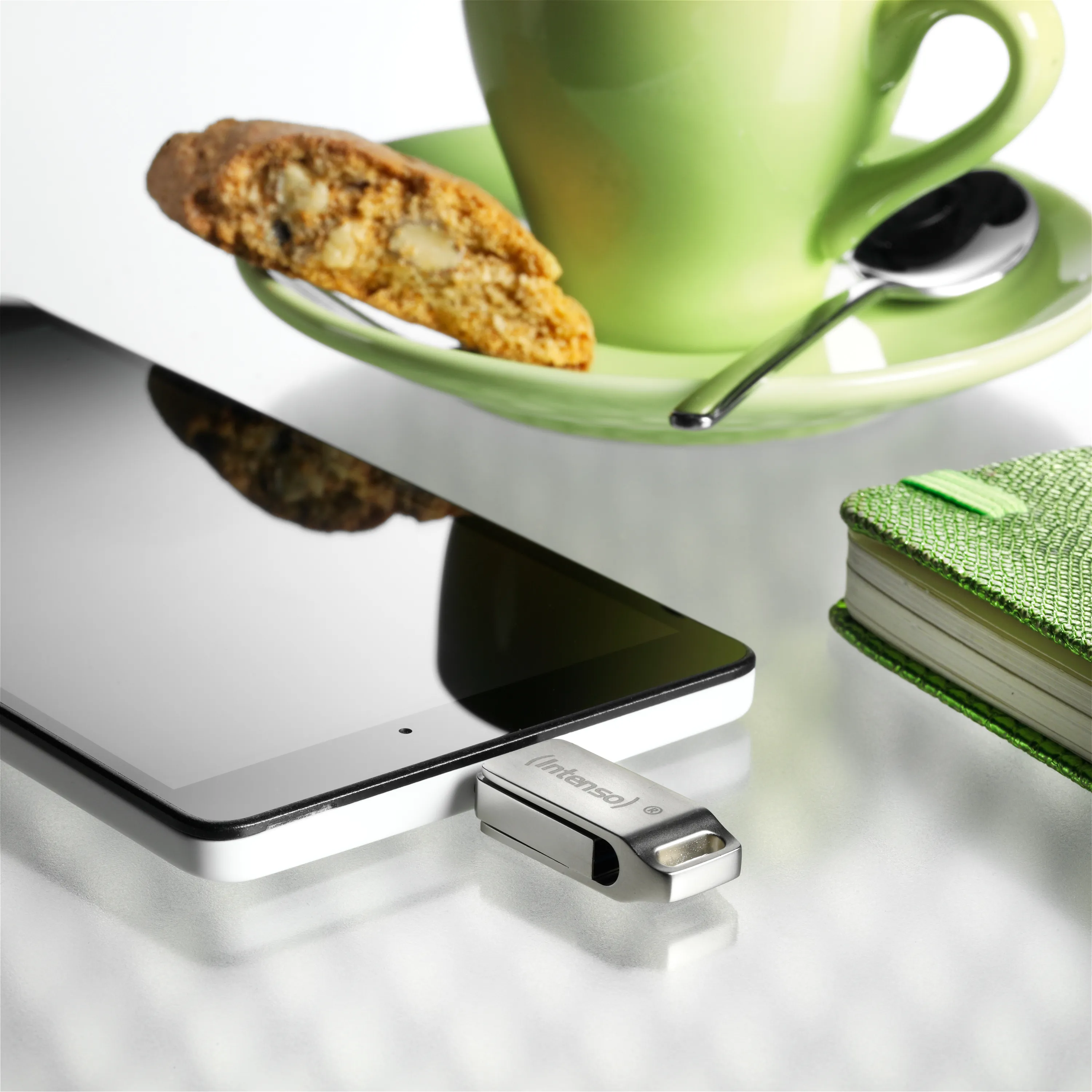 Intenso 32GB Mobile Line USB-C 3.2 Gen 1x1 - memory stick, Silver