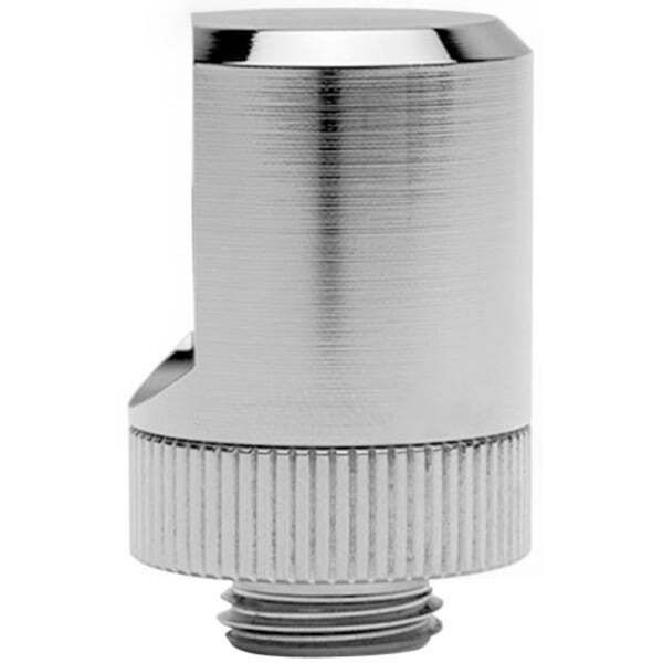 EKWB Quantum Torque Rotary 90&deg;, Adapter Fitting, Nickel Silver