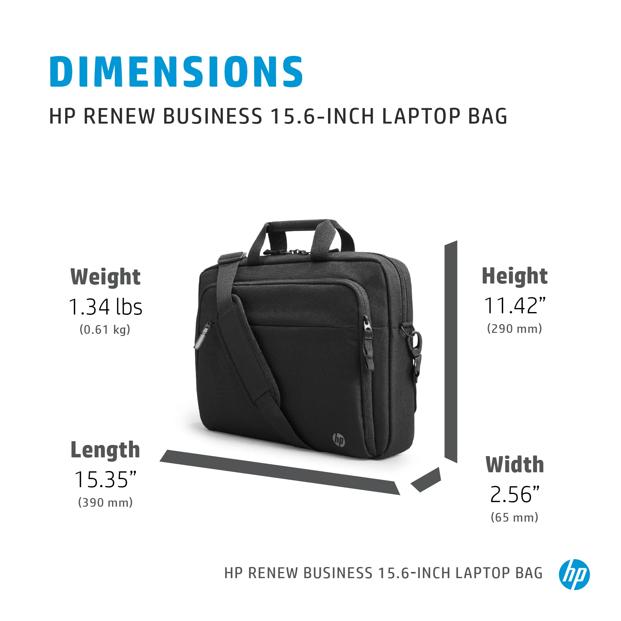 HP Rnw Business 15.6 Laptop Bag