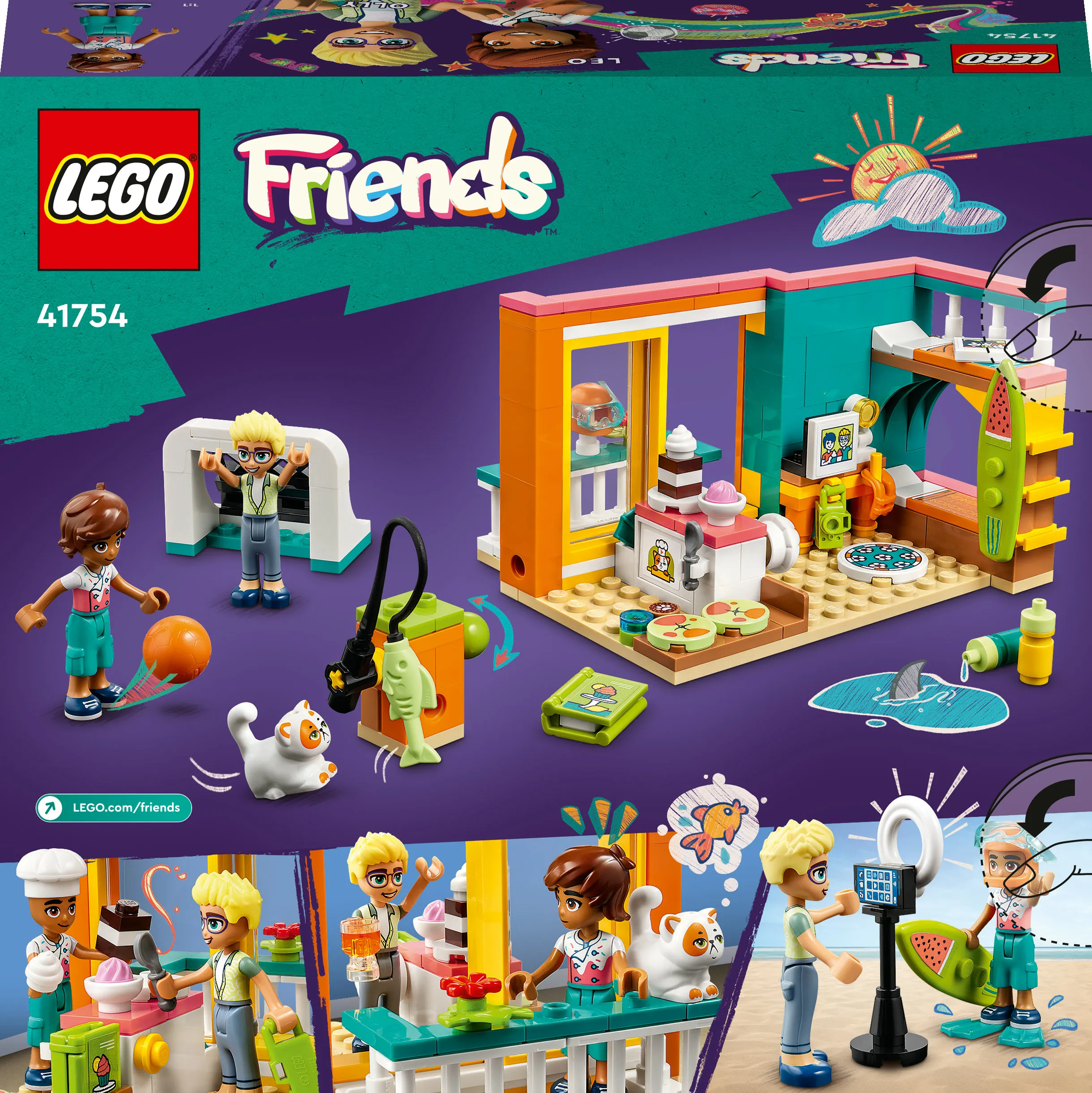 LEGO Friends Leons rum 41754 LEGO Friends Leons rum 41754