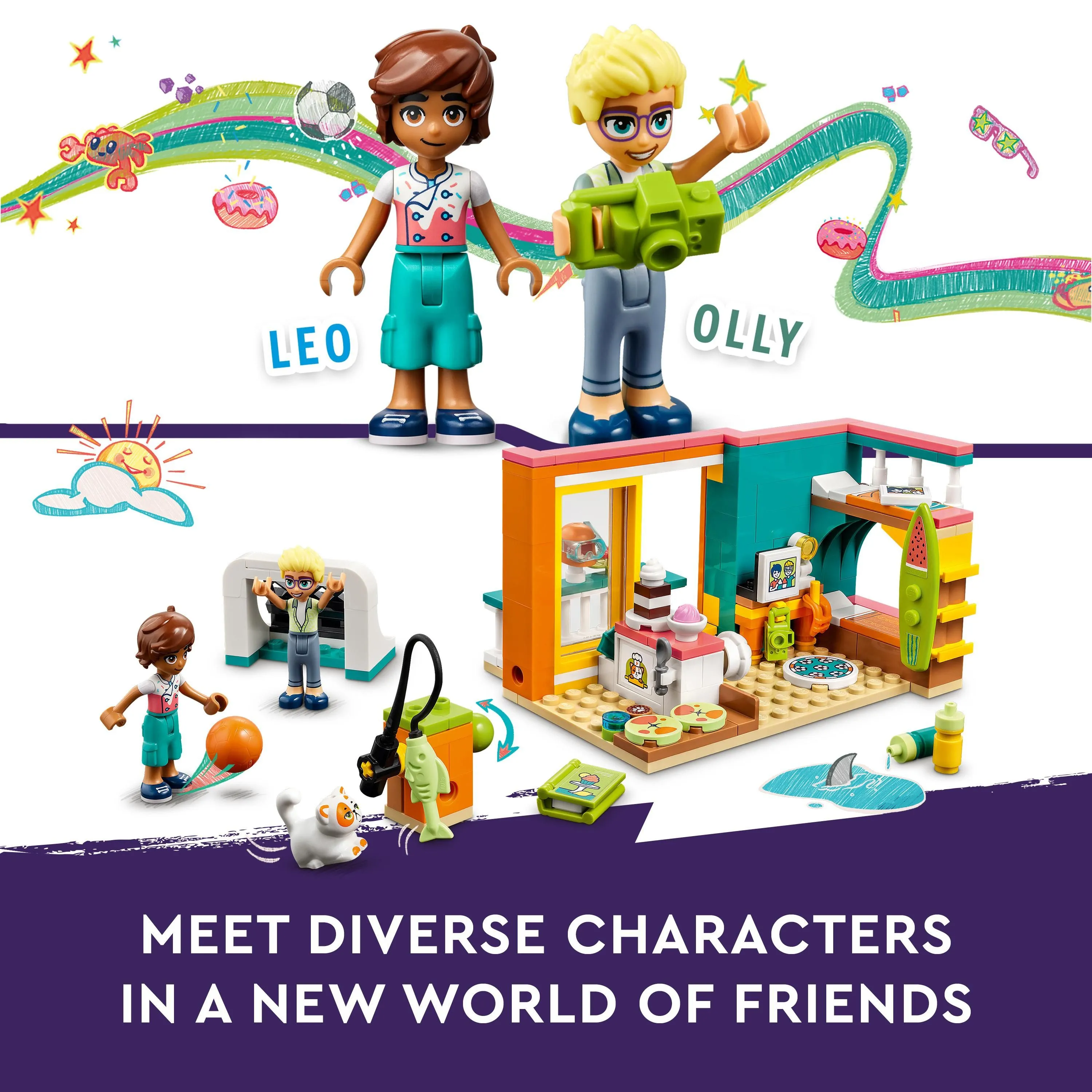 LEGO Friends Leons rum 41754 LEGO Friends Leons rum 41754
