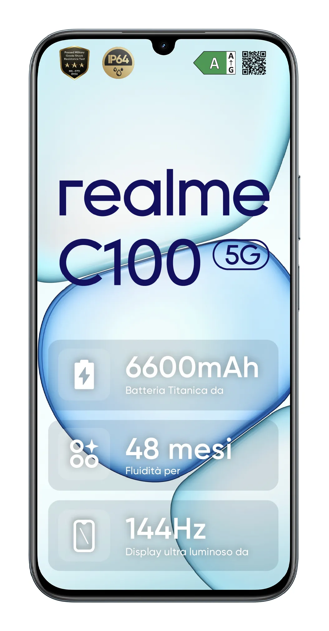 Realme C100 5G 4/256 Gt -puhelin, Sprouting Green