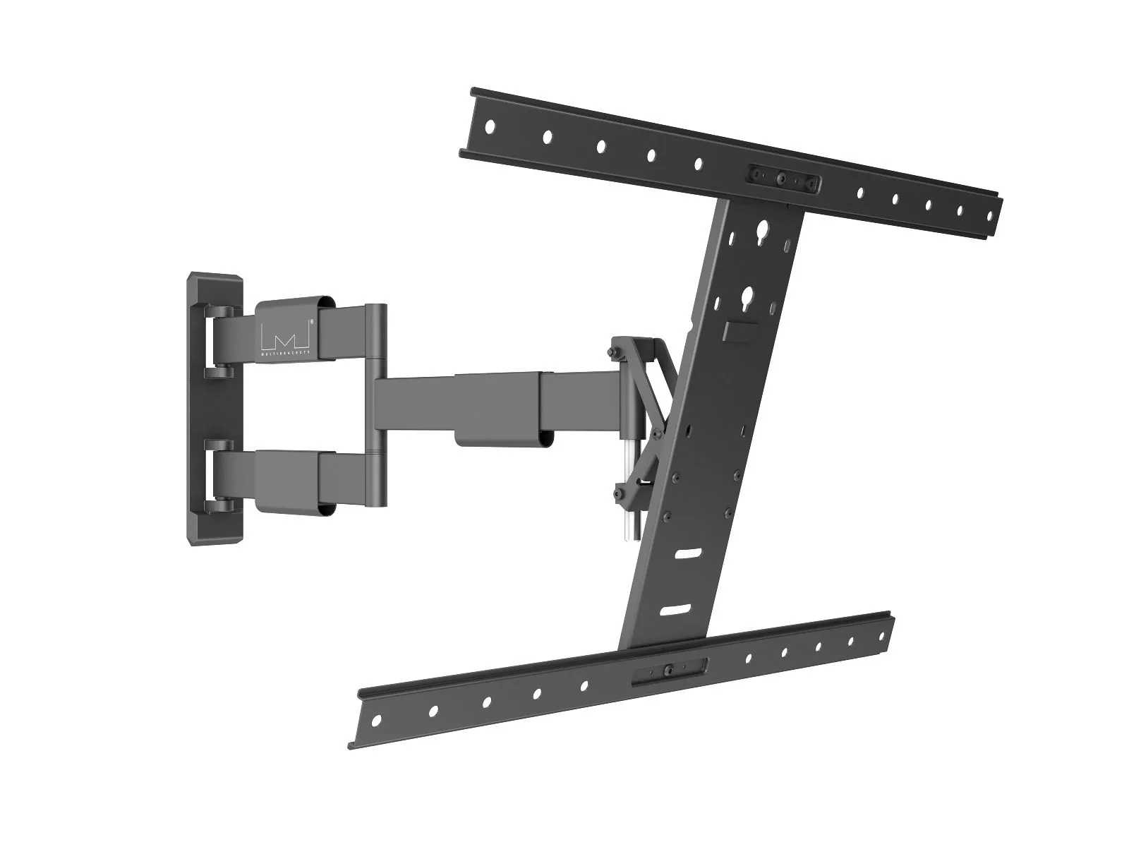 Multibrackets M VESA Flexarm Thin - Asennuspakkaus (kallistuva nivelvarsi, full motion -asennus) tuotteelle LCD-n&auml;ytt&ouml; - musta -n&auml;yt&ouml;n koko: 37"-55"