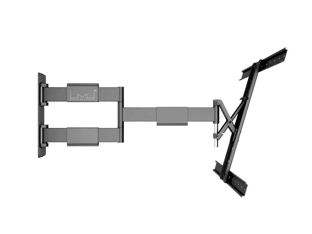 Multibrackets M VESA Flexarm Thin - Asennuspakkaus (kallistuva nivelvarsi, full motion -asennus) tuotteelle LCD-n&auml;ytt&ouml; - musta -n&auml;yt&ouml;n koko: 37"-55"