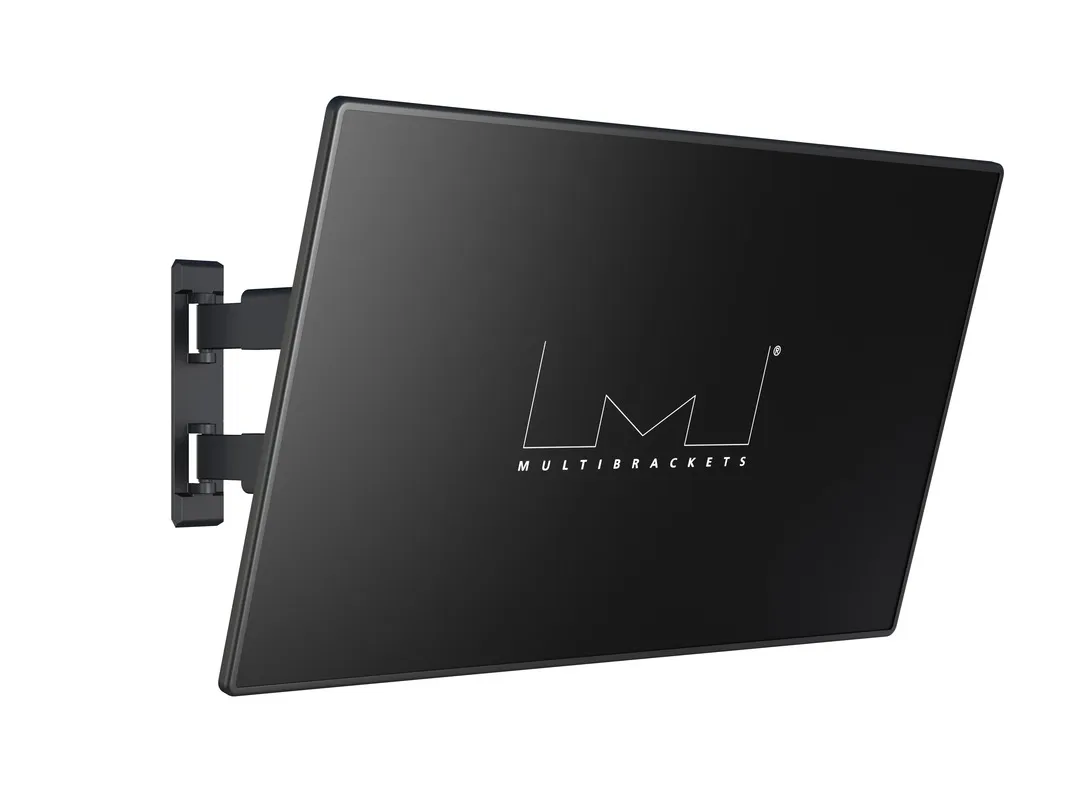 Multibrackets M VESA Flexarm Thin - Asennuspakkaus (kallistuva nivelvarsi, full motion -asennus) tuotteelle LCD-n&auml;ytt&ouml; - musta -n&auml;yt&ouml;n koko: 37"-55"