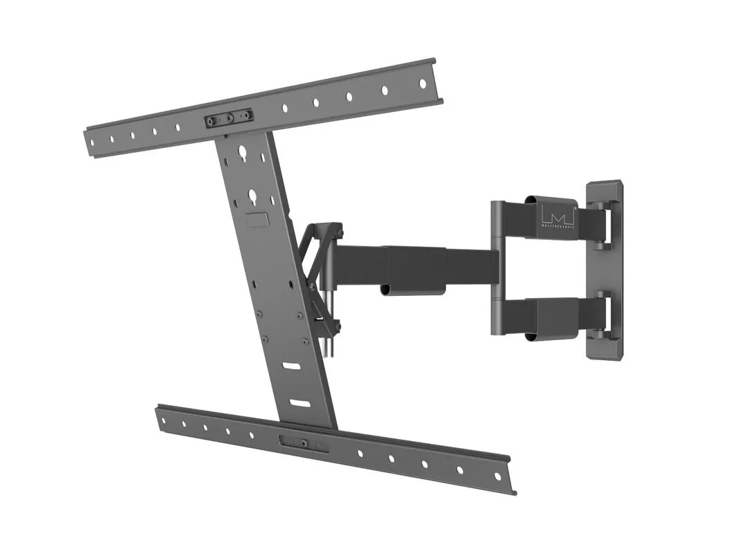 Multibrackets M VESA Flexarm Thin - Asennuspakkaus (kallistuva nivelvarsi, full motion -asennus) tuotteelle LCD-n&auml;ytt&ouml; - musta -n&auml;yt&ouml;n koko: 37"-55"