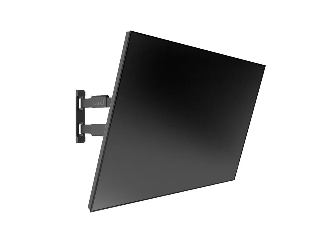Multibrackets M VESA Flexarm Thin - Asennuspakkaus (kallistuva nivelvarsi, full motion -asennus) tuotteelle LCD-n&auml;ytt&ouml; - musta -n&auml;yt&ouml;n koko: 37"-55"