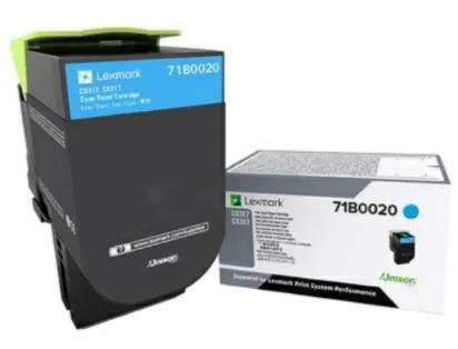 Lexmark 73B0020 Standard Toner cartridge, Cyan
