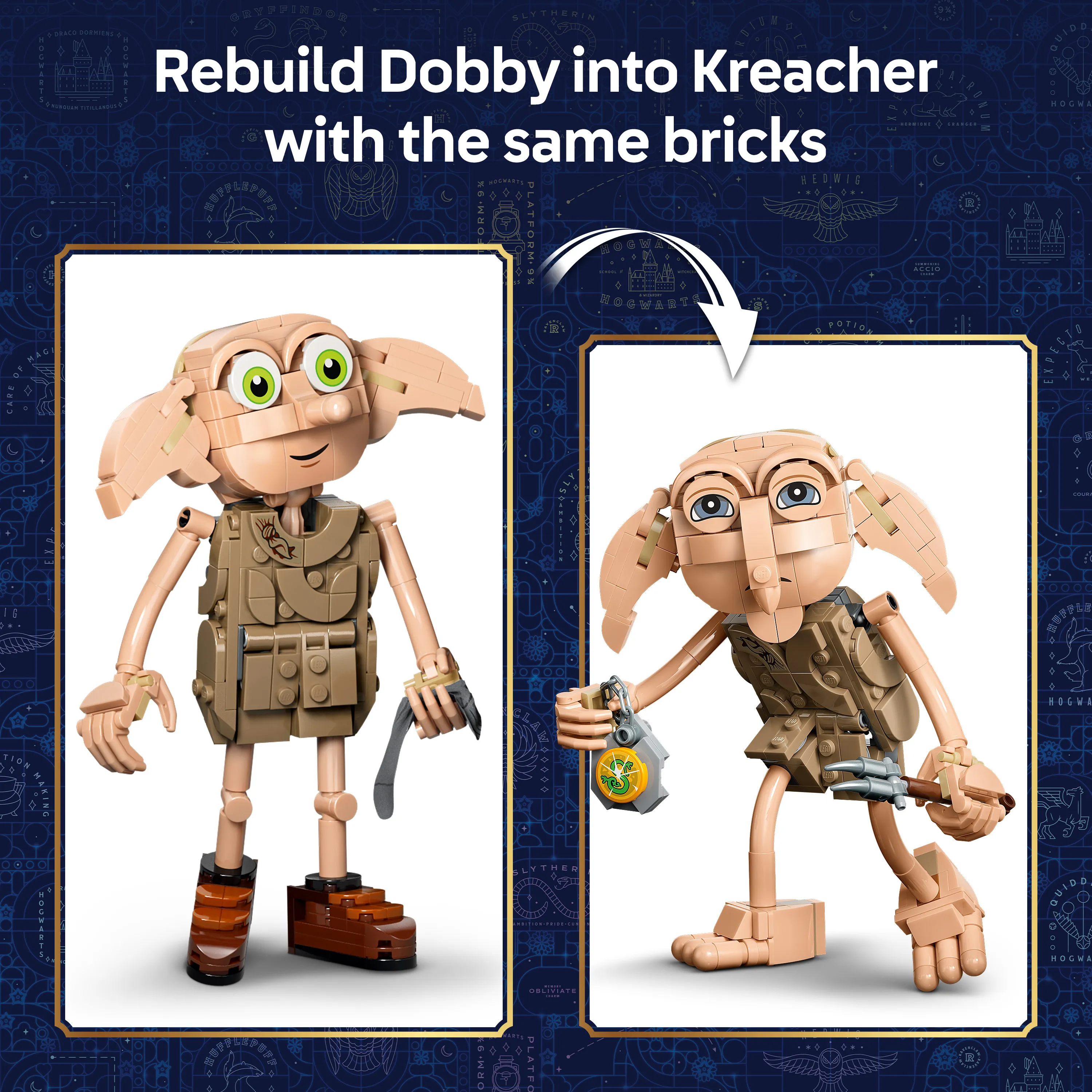LEGO Harry Potter Vapaa kotitonttu Dobby 76469