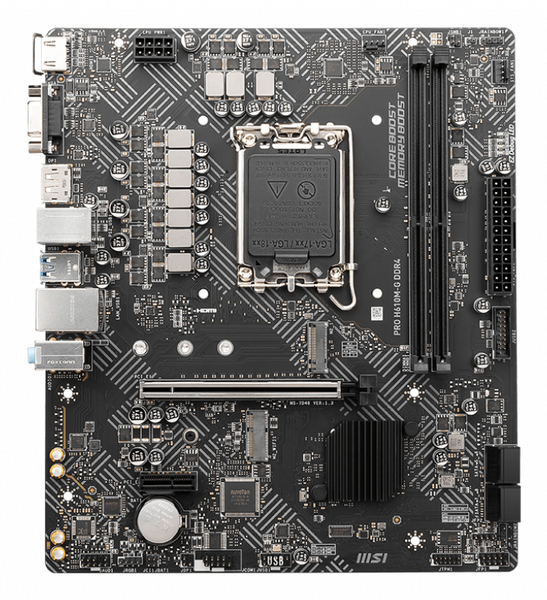 MSI PRO H610M-G mATX - motherboard