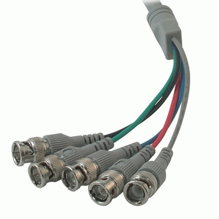 Cbl/3M HD15M TO 5-BNC Male Video