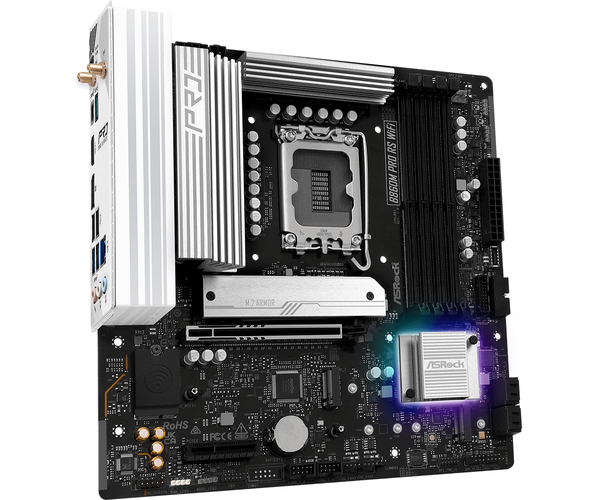 ASRock B860M Pro RS WiFi 6E LGA1851 DDR5 Micro-ATX - motherboard