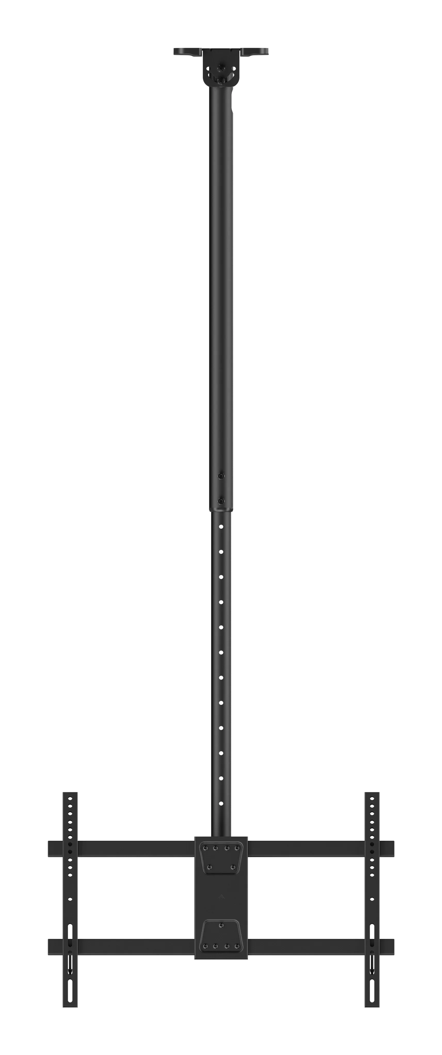 DELTACO ARM-0404-B Telescopic Television Ceiling Mount for 2x 37-86" Televisions, Black