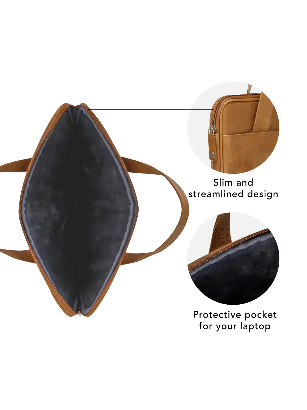 13'' Laptop Bag Silkeborg (2nd gen), Golden Tan