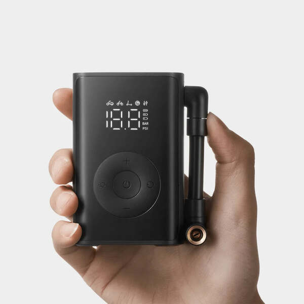 Xiaomi Mijia Compact b&auml;rbar elektrisk luftkompressor Svart