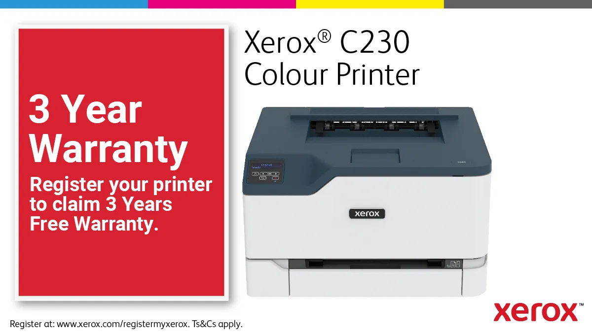 Xerox C230 LAN/Wi-Fi, A4 - colour laser printer