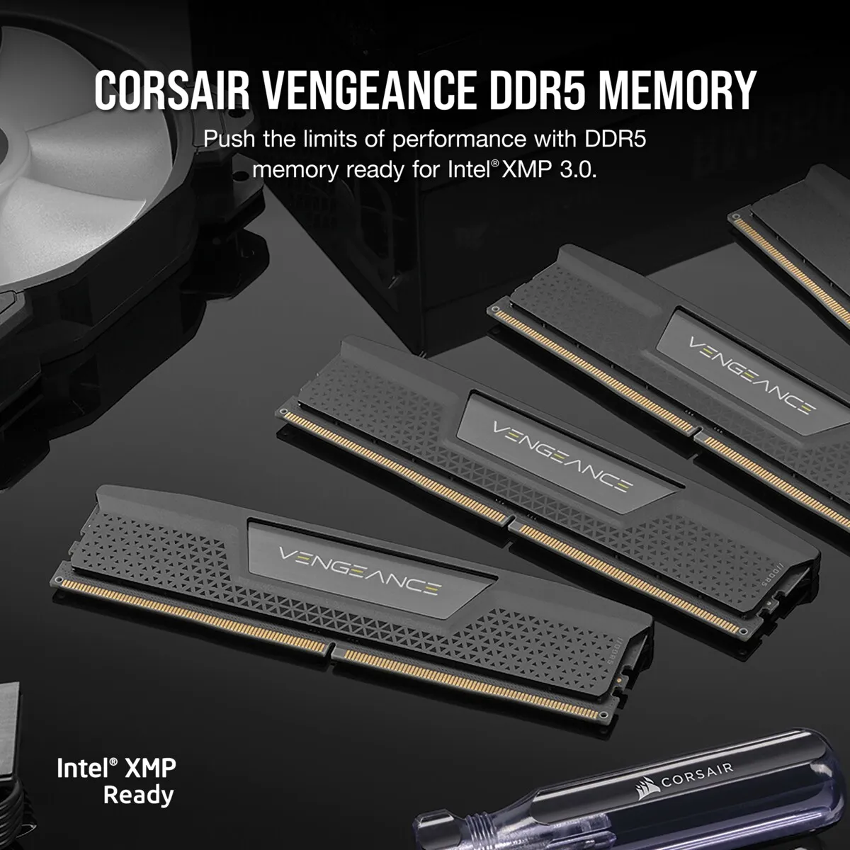 Corsair Vengenace 64GB (2-KIT) DDR5 5200MHz CL40 Black