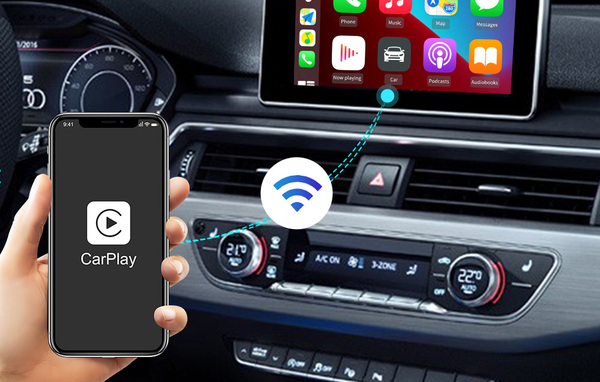 CARLINKIT U2W Plus Wireless Apple CarPlay Adapter