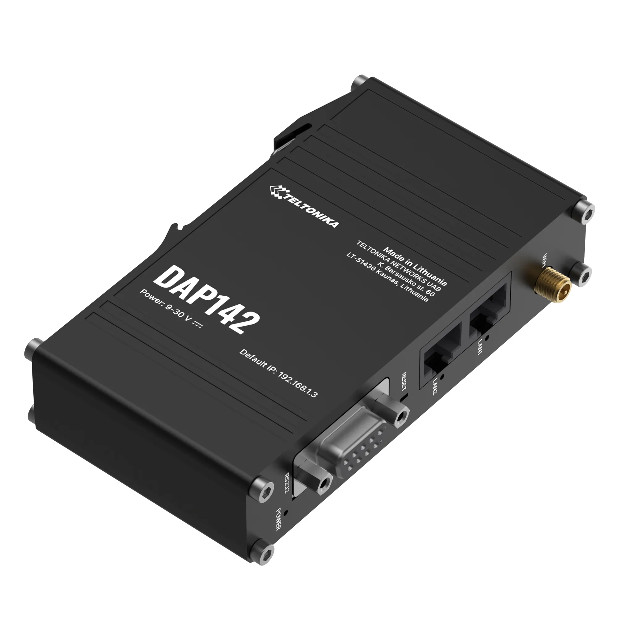 Teltonika DAP142 WiFi4 IoT - Industrial Wireless Access Point, Black