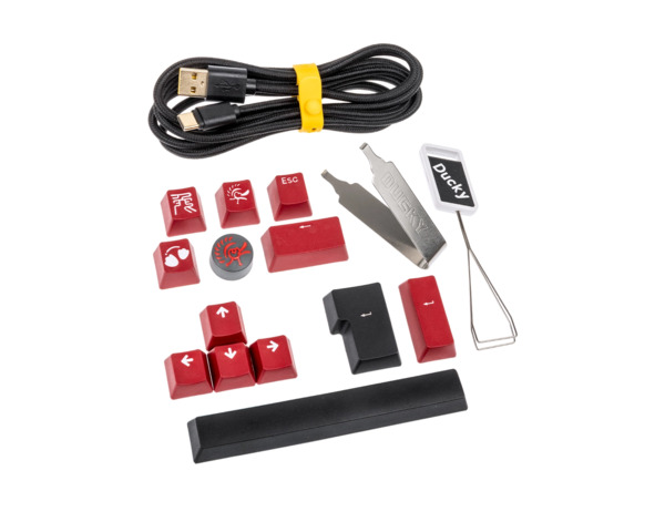 Ducky One 3 Pro Nazca Line 60% Mechanical Gaming Keyboard, Black