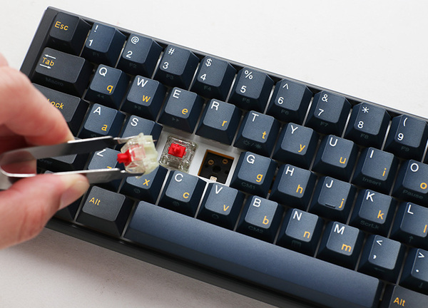 Ducky One 3 Pro Nazca Line 60% mekaniskt speltangentbord, Cherry MX2A Speed Silver