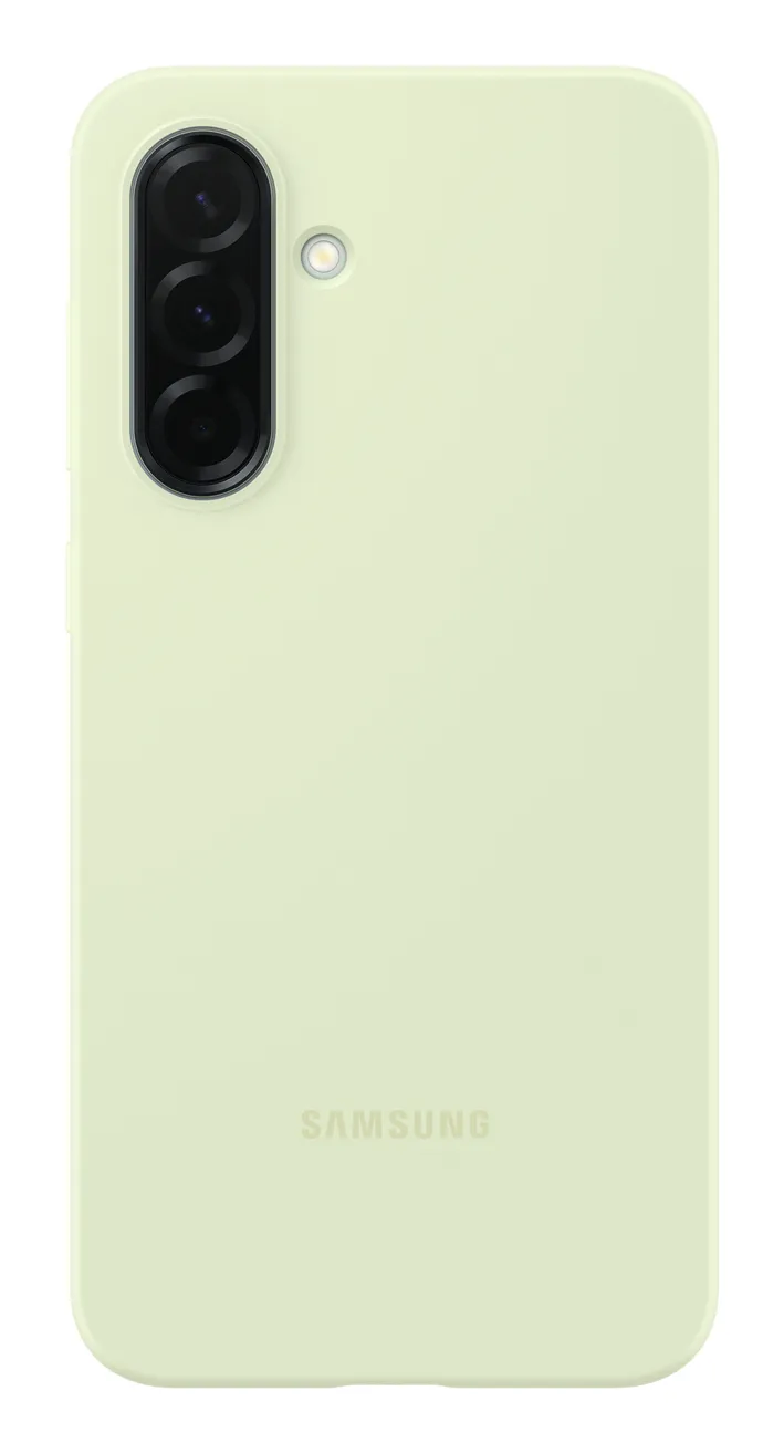 Samsung Galaxy A36 Silicone Case, Light Green