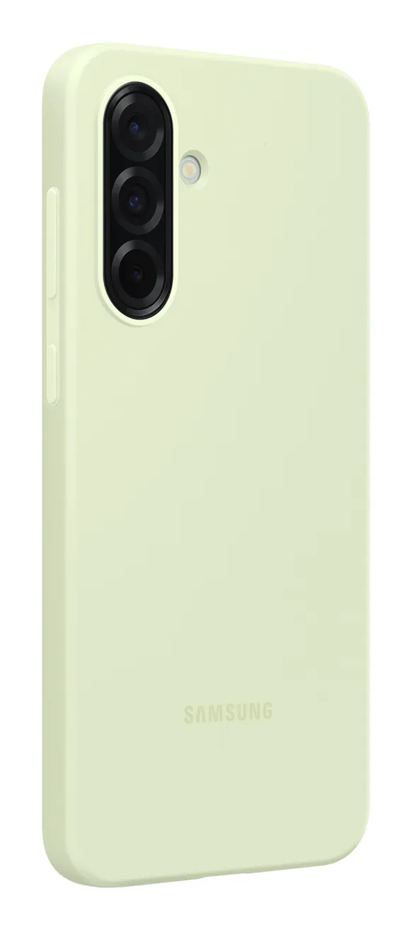 Samsung Galaxy A36 Silicone Case, Light Green