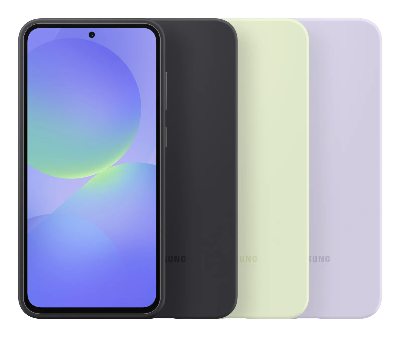 Samsung Galaxy A36 Silicone Case, Light Green