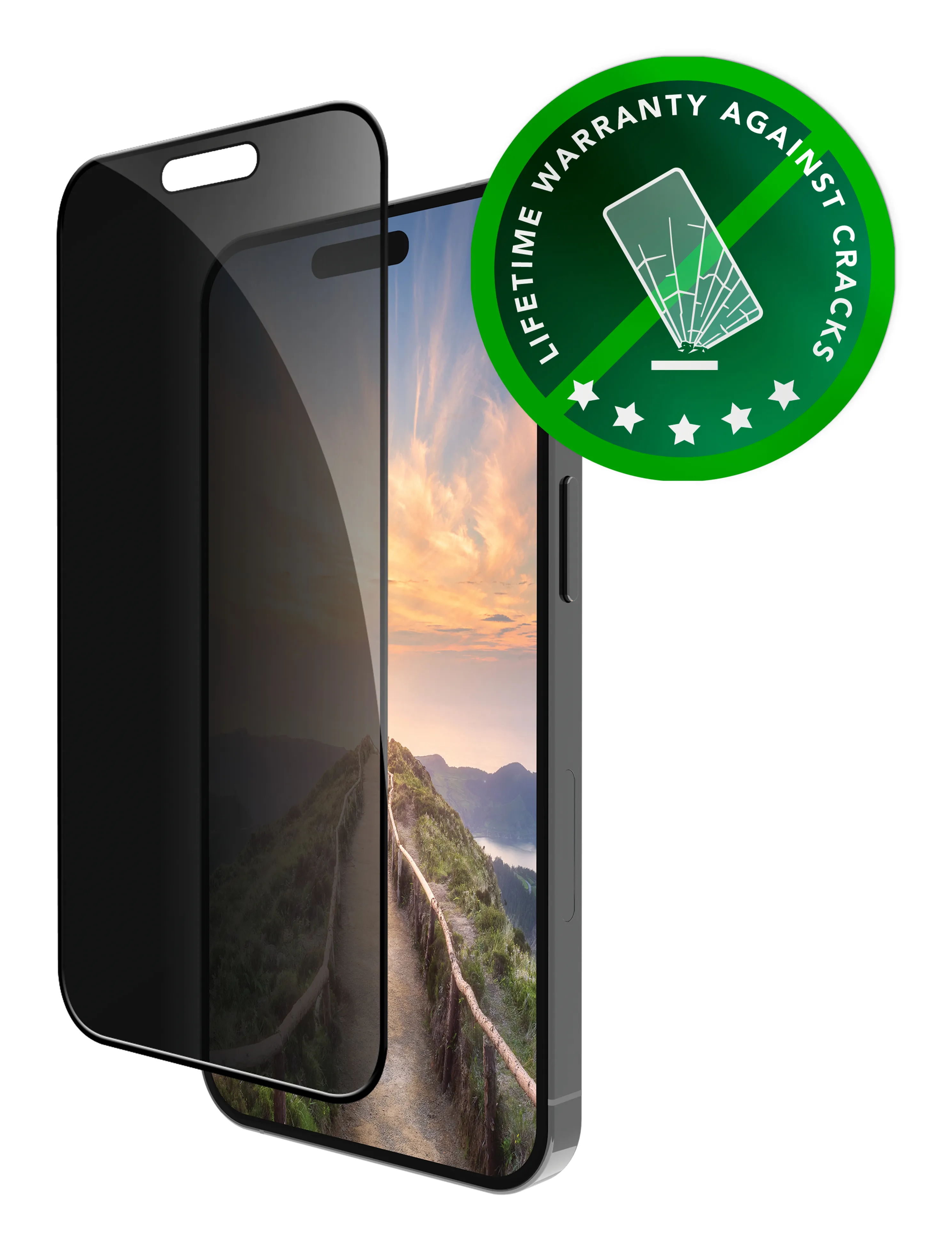 Dbramante1928 eco-shield Privacy, iPhone 16 / 15 Plus - sk&auml;rmskydd