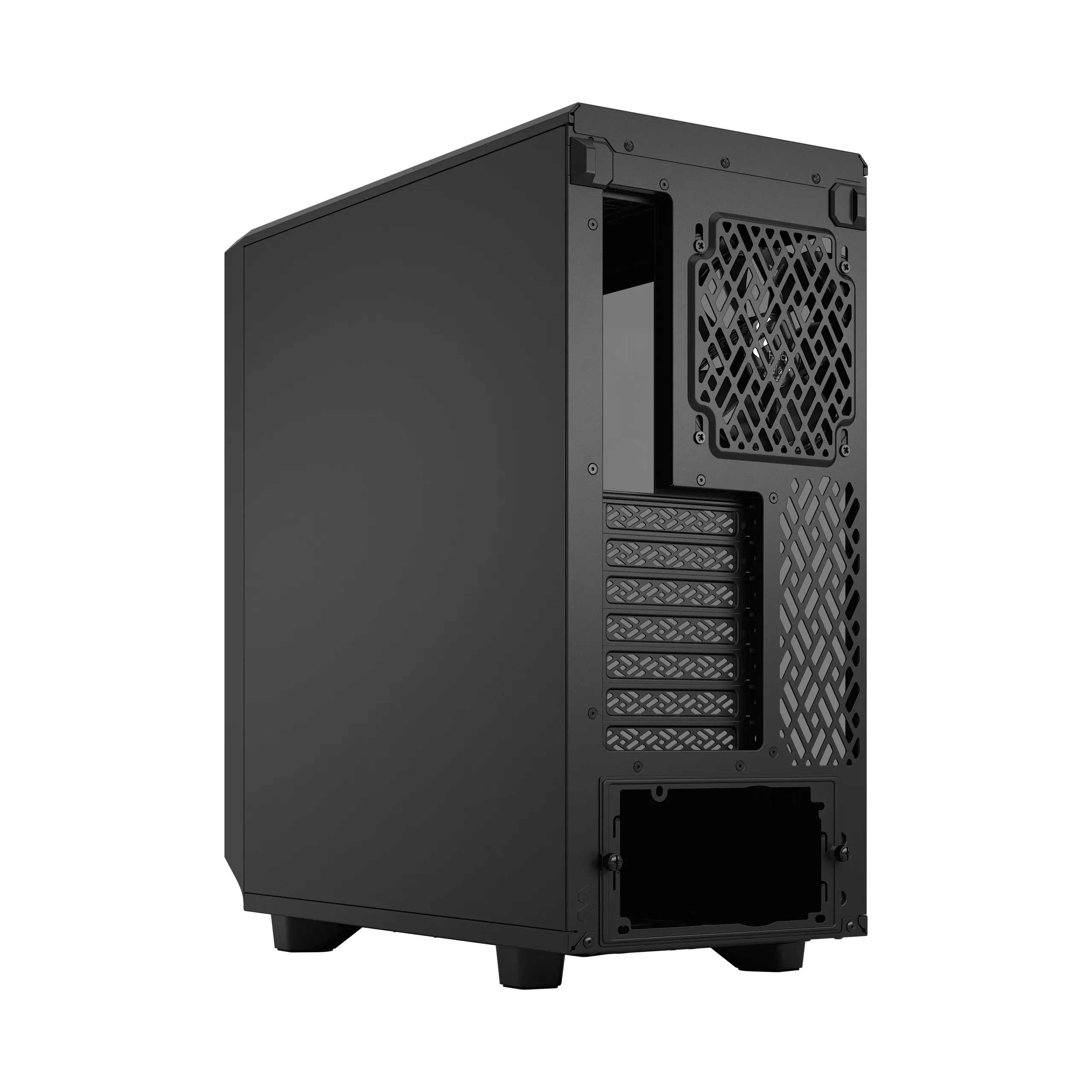 Fractal Design Meshify 2 Compact Lite - Mid Tower case with window, Black / Light Tint Fractal Design Meshify 2 Compact Lite - Mid Tower case with window, Black / Light Tint