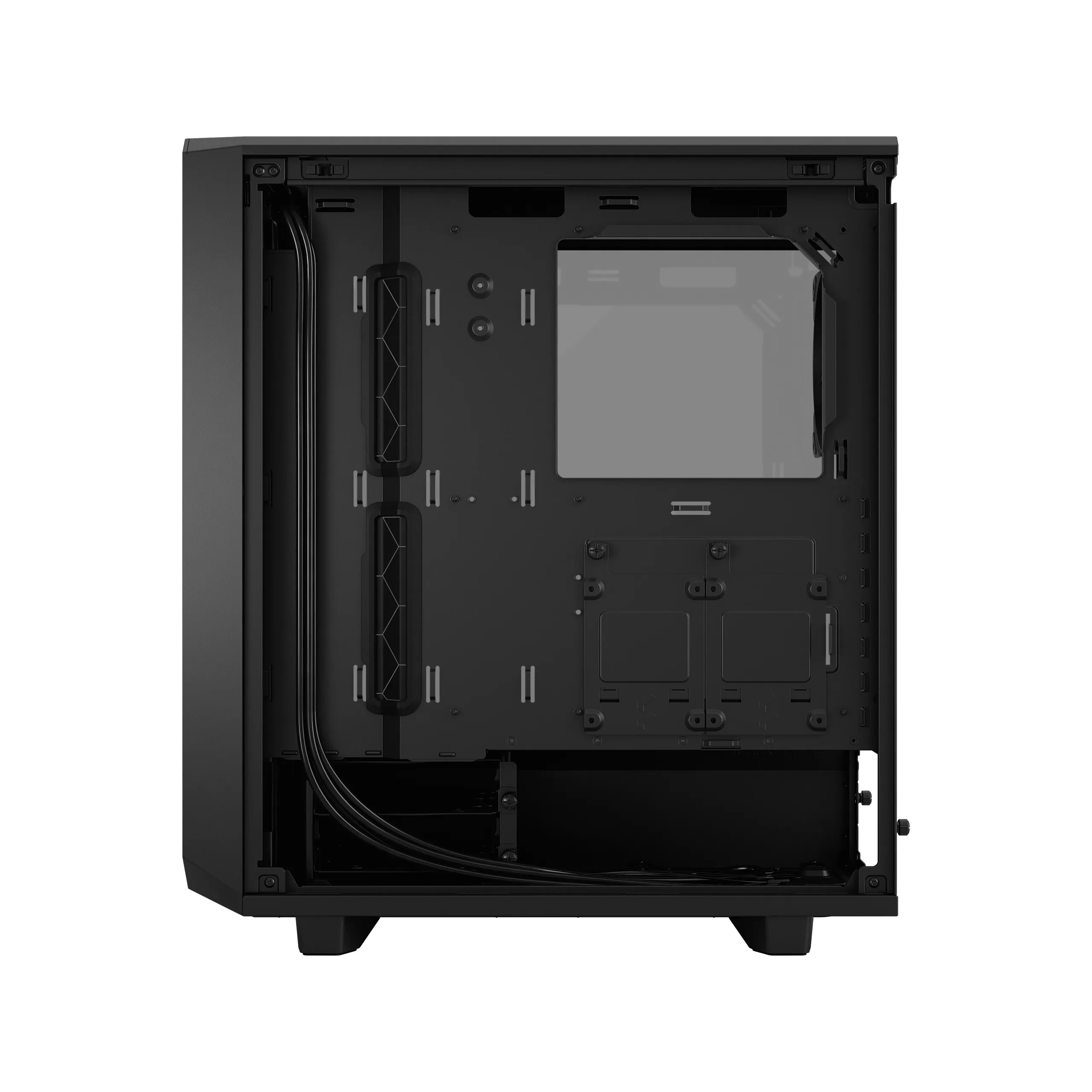 Fractal Design Meshify 2 Compact Lite - Mid Tower case with window, Black / Light Tint Fractal Design Meshify 2 Compact Lite - Mid Tower case with window, Black / Light Tint